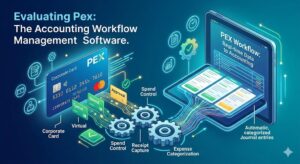 evaluate the fintech company pex on accounting workflow management software