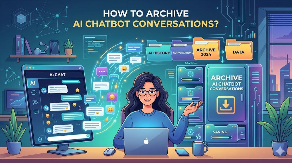 How to Archive ai chatbot conversations ?