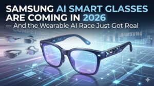 Samsung AI Smart Glasses Are Coming in 2026 — And the Wearable AI Race Just Got Real