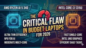 AI 5 340 vs i3 1315U: The Critical Flaw in Budget Laptops for 2026