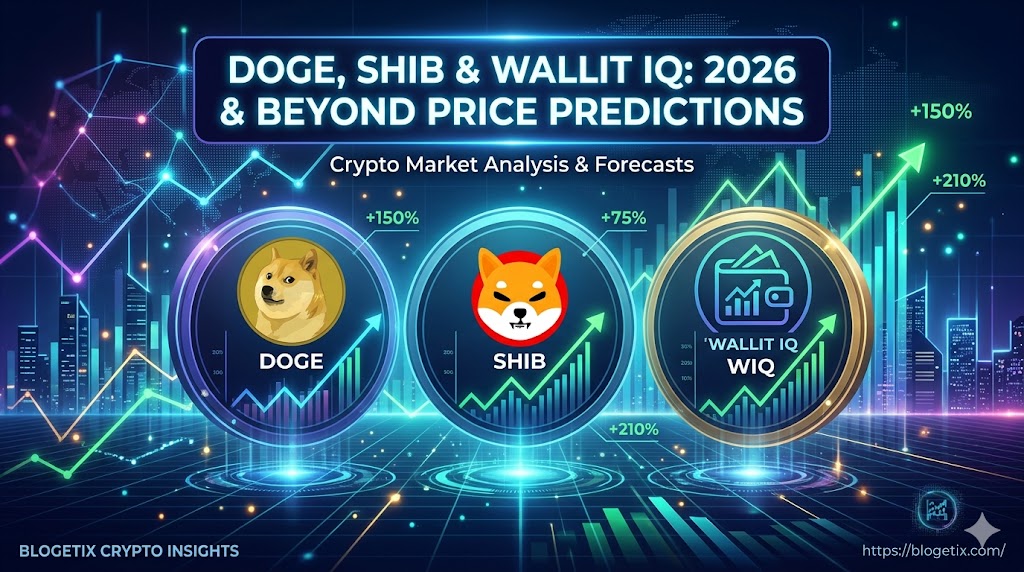 Dogecoin, Shiba Inu & Wallit IQ Price Predictions: What's Coming in 2026 and Beyond?