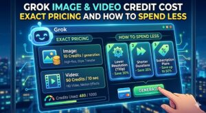 Grok Image & Video Credit Cost
